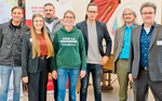 Experten und Praktiker berichten: Jonas Seckinger, Alina Matheus, Christian Nett, Eva Vollmer, Johannes Schiebe, Clemens Gerke, Bernd Wechsler (von links).