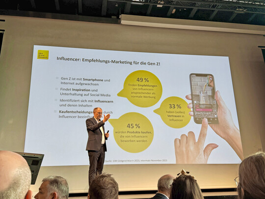 Dr. Uwe Lebok erffnete das Fachprogramm mit einer umfassenden Analyse des aktuellen Marktes und der Vernderungen im Verbraucherverhalten.