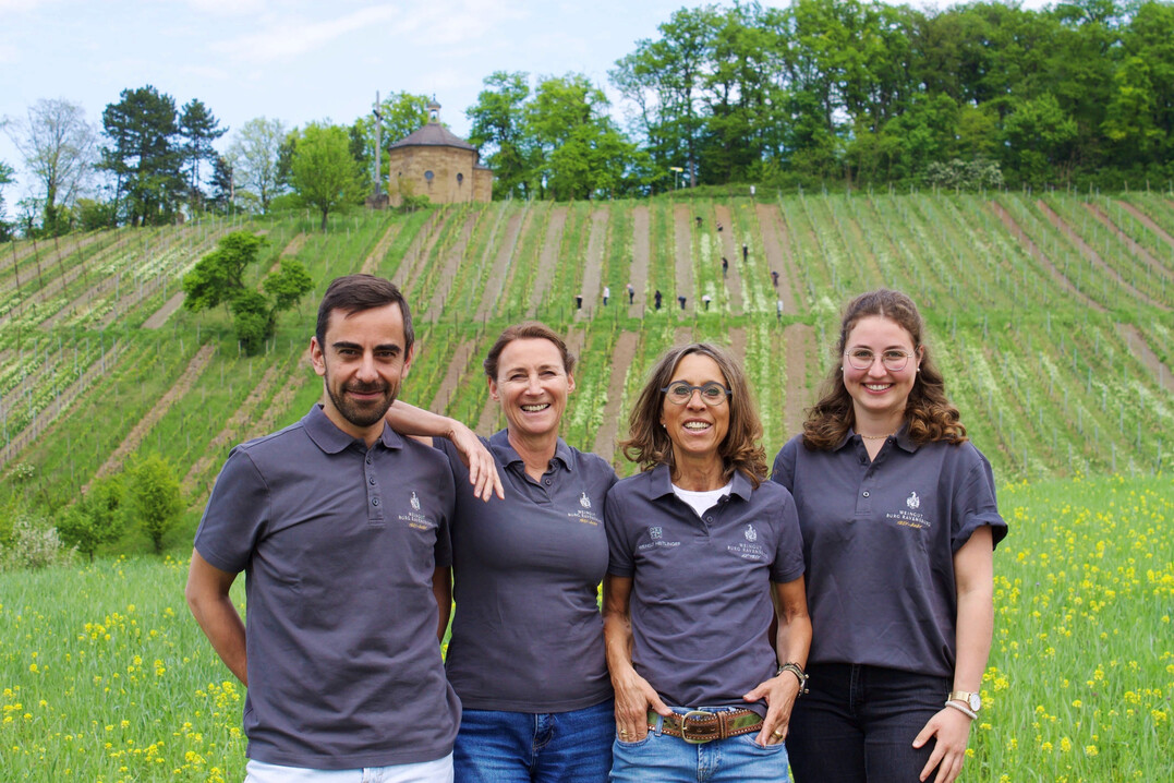 Geballte Vertriebskraft (v. l.): Ivan Lepotinec, Stephanie Fuller, Ulrike Burmeister und Tabea Oswald. 