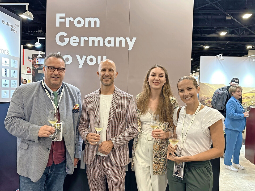 Rheinland-Pfalz war erstmals mit Gemeinschaftsstand auf der Vinexpo America in Miami vertreten.
