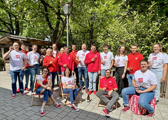 Das Frank & Frei Team in Mnchen.