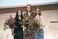 Die badischen Weinhoheiten 2025: Laura Mnscher (links), Tina Glur (Mitte) und Hannah Spraul (rechts).