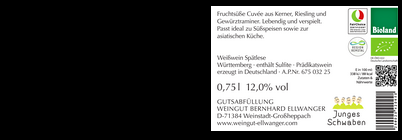 <b>Remstal kommt aufs Weinetikett: Das Weingut Bernhard Ellwanger zeigt sein Bekenntnis zur Region.</b>
