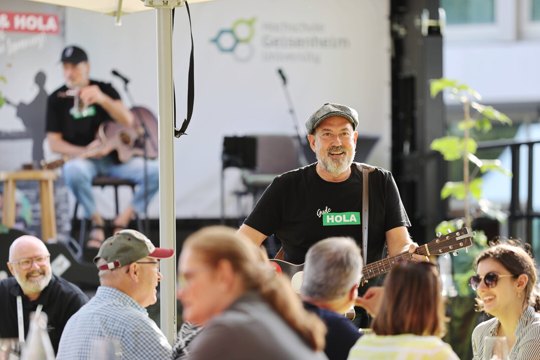 Gute Stimmung beim Open Campus in Geisenheim.
