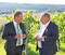 Trommeln fr Wrttembergs Herknfte: Die Qualitt stimmt, am Image heimischer Weine lsst sich noch schrauben. In diesem Punkt sind sich Baden-Wrttembergs Landwirtschaftsminister Peter Hauk (links) und Dietrich Rembold, Prsident des Weinbauverbands Wrttemberg, einig.