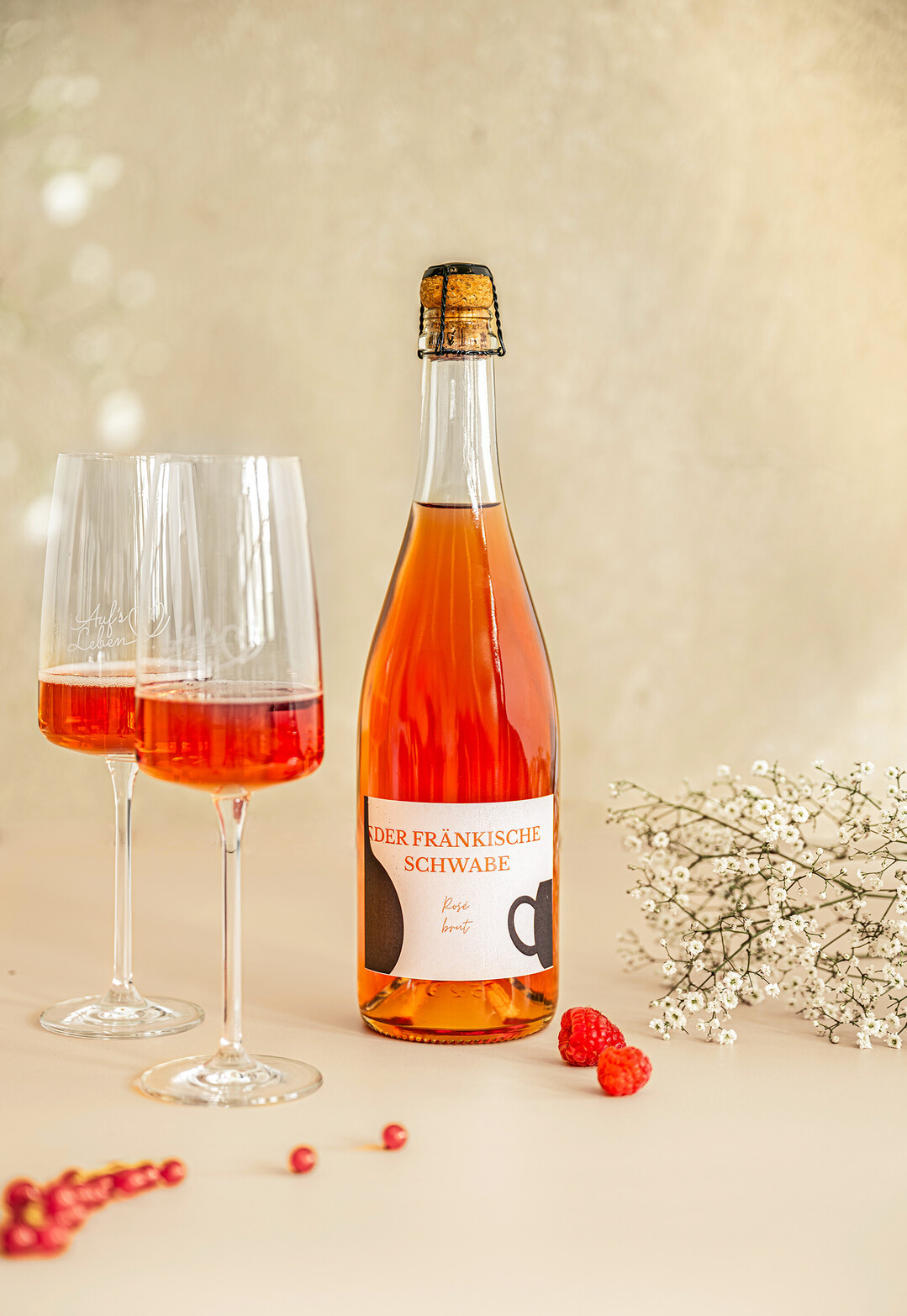 „Der fränkische Schwabe“ wurde im Rahmen des Sektprojekts an der DHBW kreiert. Neben der Schaumweinproduktion sollen die Studierenden auch an die Vermarktung herangeführt werden.