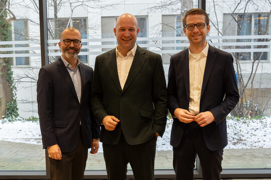 Die neue Hausleitung im Landwirtschaftsministerium (v.l.): Daniel Kfer, Ingmar Jung und Michael Ruhl. 