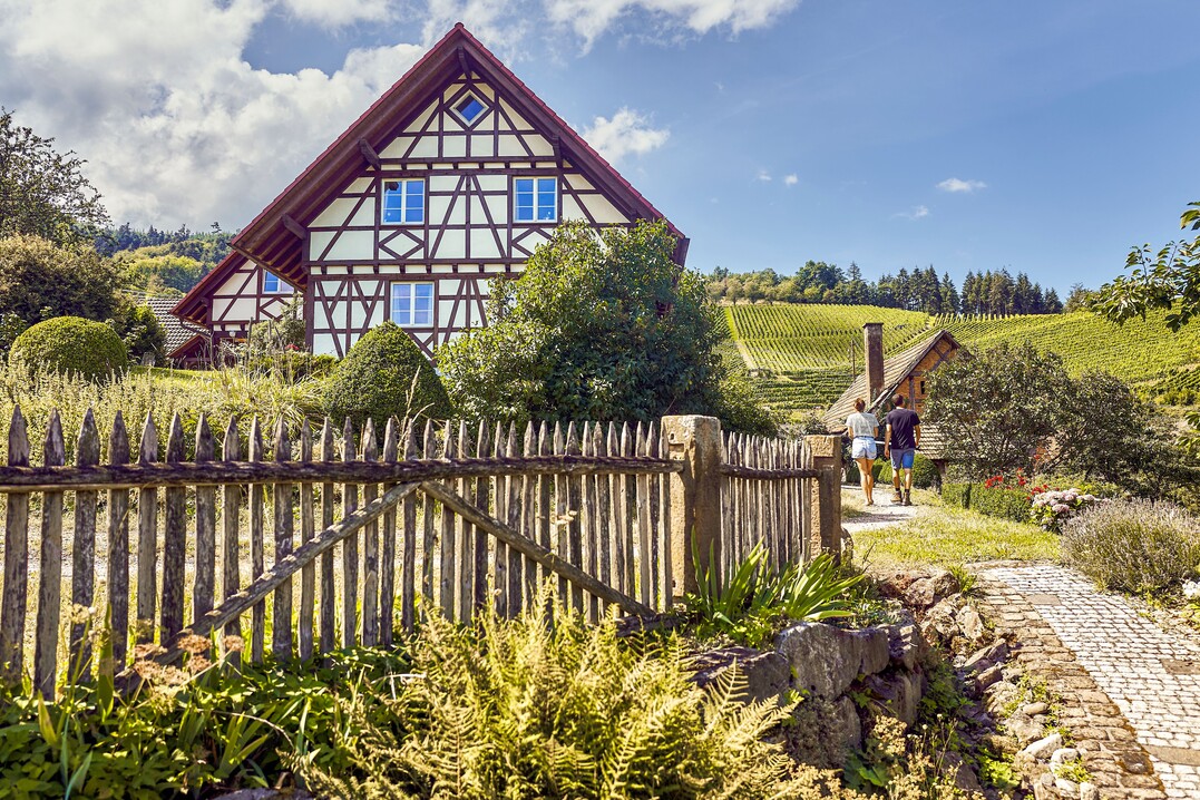 Das Hofgut Wrner: Hier wirtschaftet Matthias mglichst nachhaltig, mit eigenem Holz und Wasserquelle.