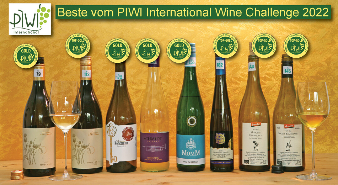 Die acht besten Weine je Kategorie.