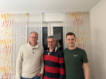Das neue Fhrungstrio des Wrttemberger Weingter e. V. (v.l.): Christian Seybold, Christian Hussermann und Ludwig Schwarz.