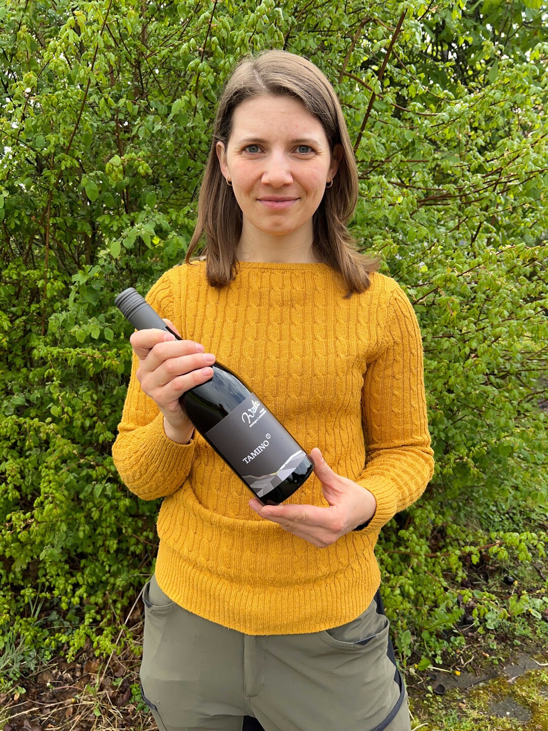 Mara Walz (Weingut Walz) prsentiert den ersten Wrttemberger Tamino.
