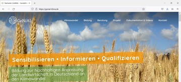 Die Schulungsunterlagen des GeNIAL-Projekts zur Anpassung an den
Klimawandel gehen online.