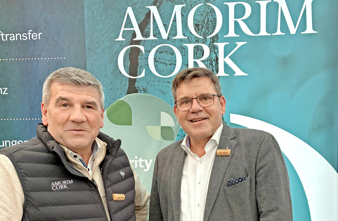 Amorim pr�sentiert innovative Natur- und Agglomeratkorken.