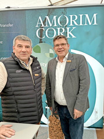 Amorim pr�sentiert innovative Natur- und Agglomeratkorken.