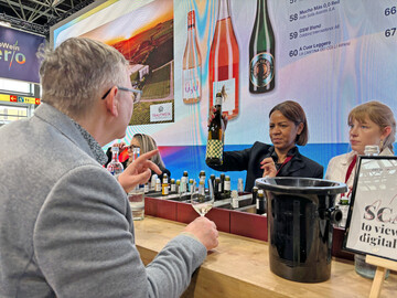 Gefragt: Das riesige Angebot im freien Ausschank an der „Zero Tasting Bar“.