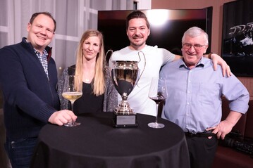 Die diesjhrigen Finalisten Daniel Kuhnle, Claudia Dorn, Maximilian Schmalzried und Lothar Maier (v.l.).