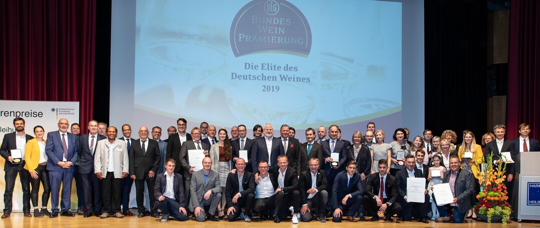 Die Preisträger der Bundesehrenpreise bei der diesjährigen Verleihung in Heilbronn.