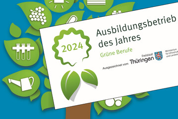 In Thringen wird der Ausbildungsbetrieb des Jahres in den Grnen Berufen 2024 gesucht. 