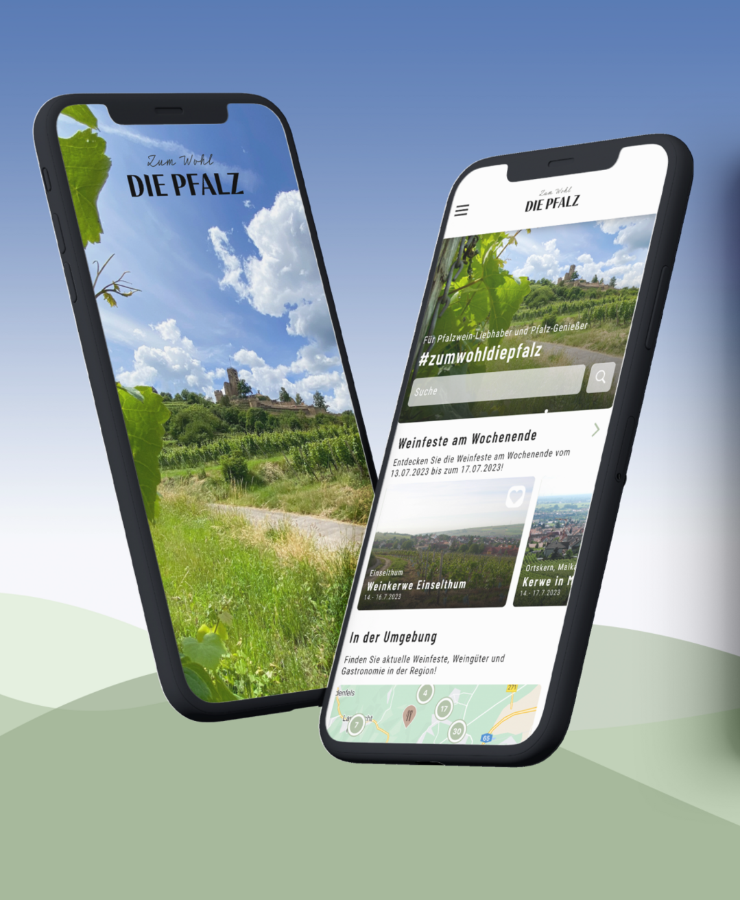 Ab sofort knnen in der Zum Wohl die Pfalz-App Weinfeste bewertet werden.