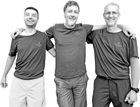 Die drei Vorstnde vom Steilwerk Rohracker: Alexander Lung, Markus Wegst und Stefan Schuler.