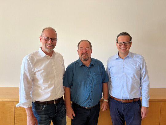 Auf dem Weintechnischen Verbändeforum (v. l.): Dr. Christian Weseloh (Geschäftsführer des DRV), Peter Rotthaus (Geschäftsführer des BVW) und Dr. Alexander Tacer (Geschäftsführer VDS sowie BWSI).