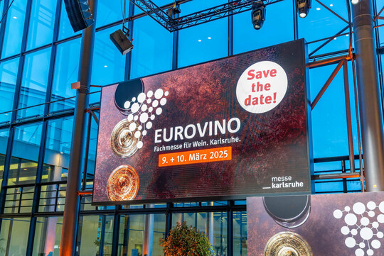 Am 9. und 10. Mrz 2025 wird die Eurovino in  Karlsruhe stattfinden.