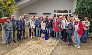 Die Weinerlebnisfhrer Baden-Wrttemberg auf Lehrfahrt in der Pfalz. 