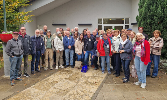 Die Weinerlebnisfhrer Baden-Wrttemberg auf Lehrfahrt in der Pfalz. 