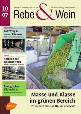 Cover Rebe & Wein 10/2007