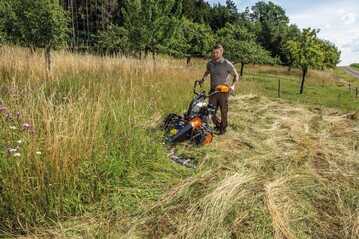 Balkenmher sind die beste Methode, um mglichst wenige Tierarten bei der Mahd zu schdigen.