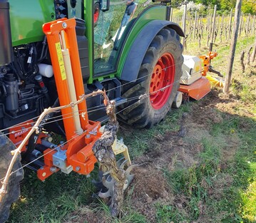 Die Unterstockbearbeitung ist ein komplexer, aber unverzichtbarer Teil der Weinbauarbeiten.