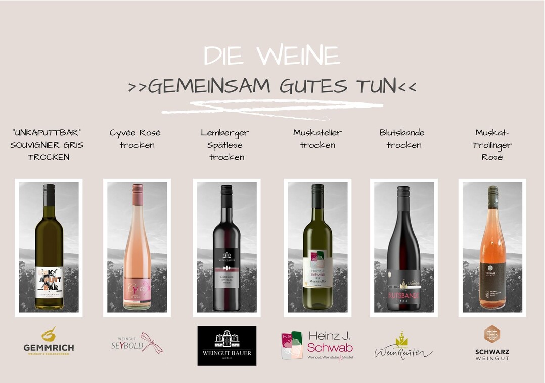 Frhlings-Weinpaket der sechs Wrttemberger Jungwinzer.