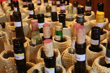 Eine groe Vielfalt an Pwi-Weinen standen zur Verkostung bereit