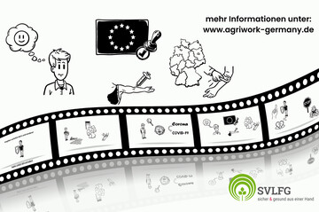 Die SVLFG hat auf ihrem YouTube-Kanal Filme zum Thema Impfen schtzt dich und
andere! in neun Sprachen verffentlicht. 