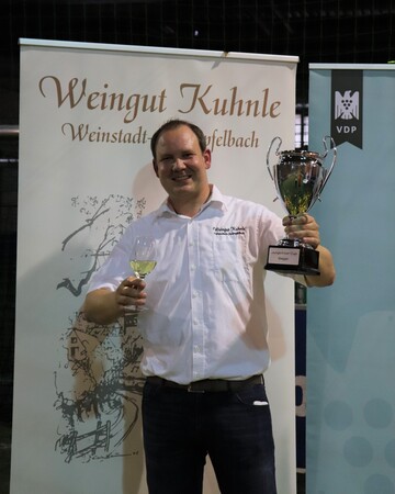 Der Gewinner des Jungwinzer Cups 2020: Daniel Kuhnle vom Weingut Kuhnle.