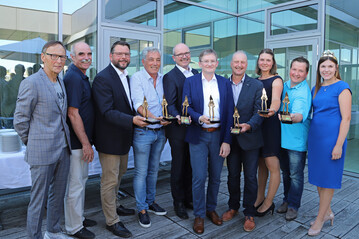 Die strahlenden Gewinner des 10. Internationalen Preis des Silvaner Forums 2019.