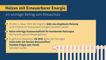 Auf Dauer lohnt sich der Umstieg auf Erneuerbare Energien. Niemand soll berfordert werden. Es gibt finanzielle Untersttzung.