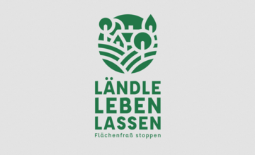 Das Logo fr den Volksantrag "Lnde leben Lassen".