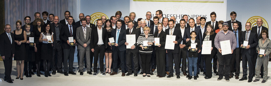 Die stolzen Ehrenpreistrger 2016.