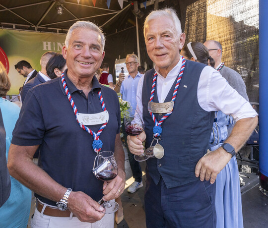 Thomas Strobl und Harry Mergel als Herbstritter.