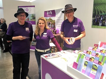 Der Stand der Weinerlebnisfhrer Wrttemberg war gut besucht auf der CMT Messe in Stuttgart.