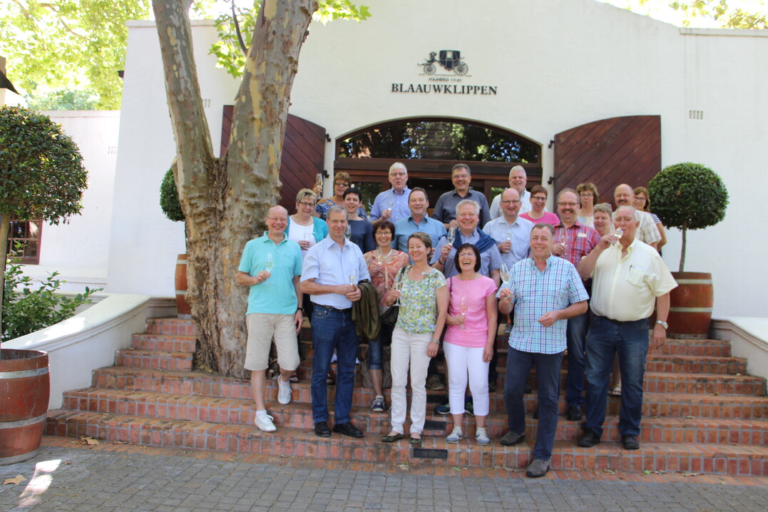 Der Weinbautechnik-Jahrgang 81/83 auf großer Reise in Südafrika.