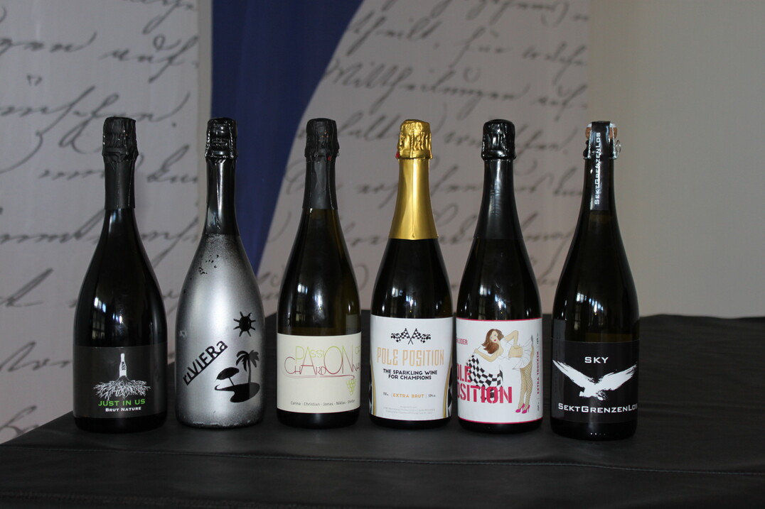 Das Ergebnis der Sektprojekte an der LVWO Weinsberg: Sechs tolle Kreationen der angehenden Weinbautechniker