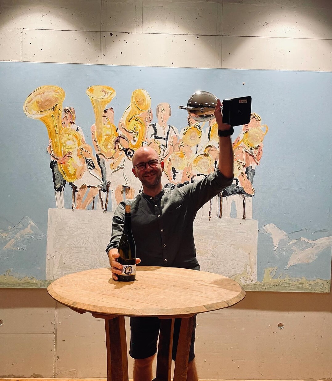 Michael Maier gewann im vergangenen Jahr den Jungwinzer Cup-Wanderpokal.