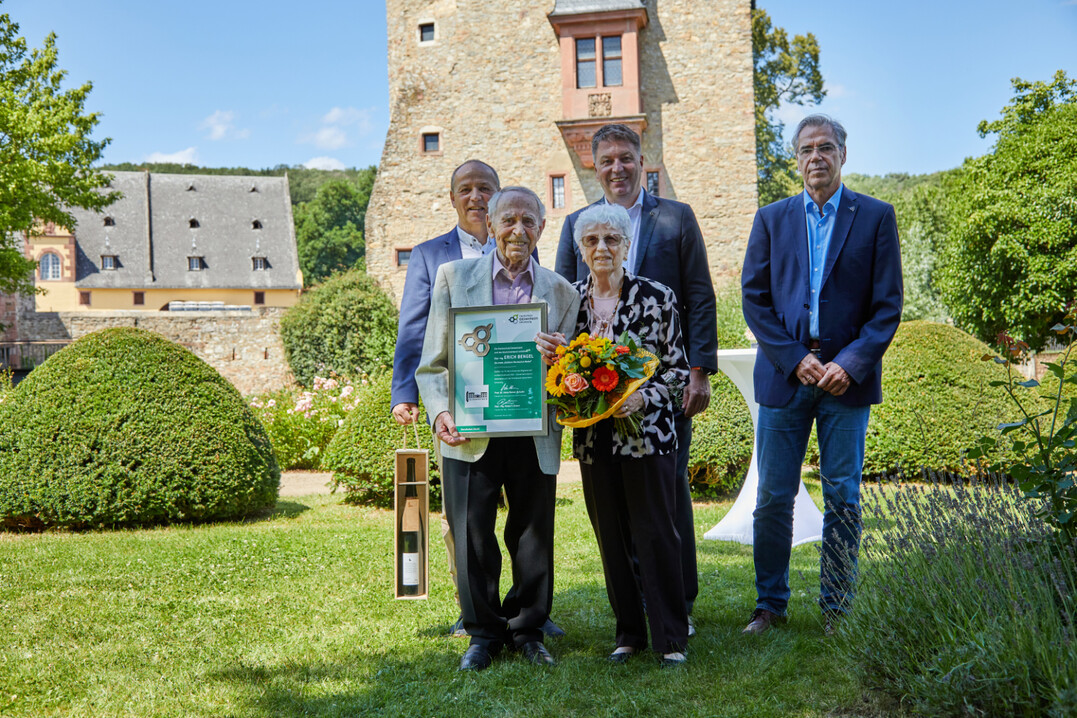 Erich Bengel feiert sein 70-jähriges Jubiläum als Geisenheimer Alumnus. Die Hochschule widmete ihm ein besonderes Ehrenfest.