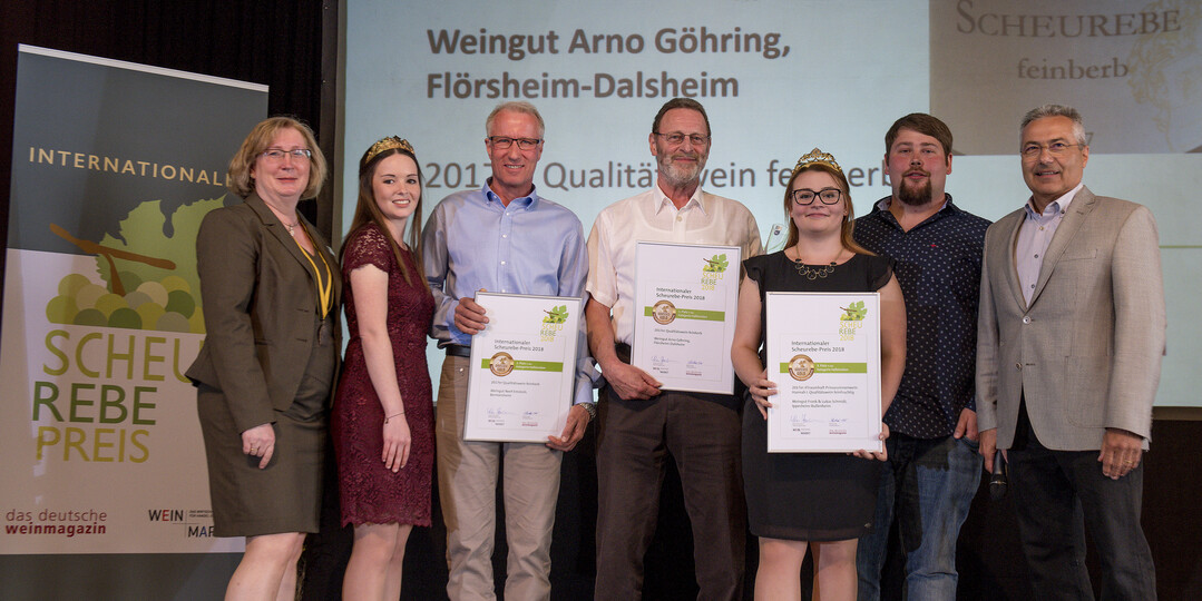 Sieger der Kategorie 3 "Halbtrocken": Weingut Arno Ghring, Flrsheim-Dalsheim/Rheinhessen, Weingut Neef-Emmich, Bermersheim/Rheinhessen, Weingut Schmidt, Ippesheim/Franken