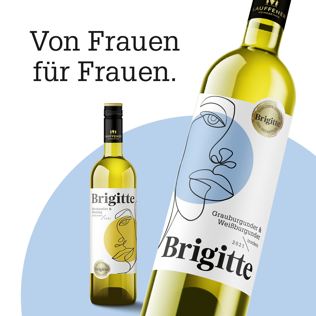 Volle Frauenpower steckt in den zwei BRIGITTE Weißwein-Variationen.