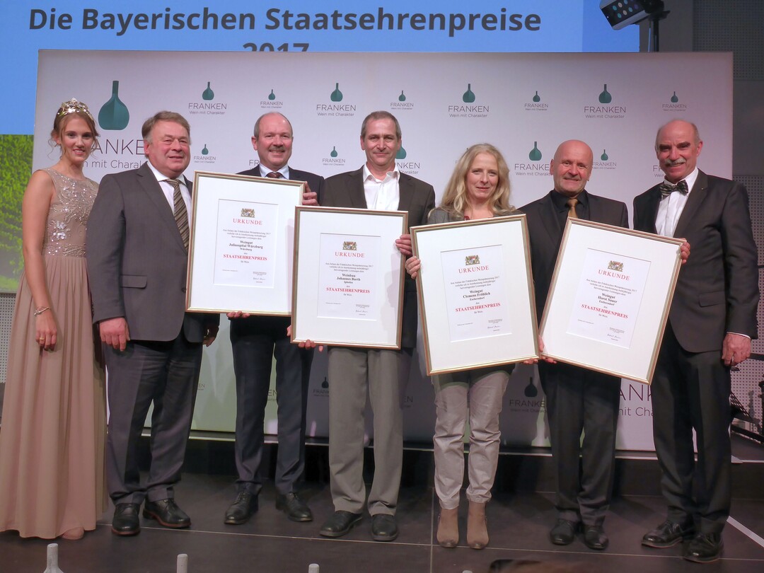 Die vier Staatsehrenpreistrger 2017.