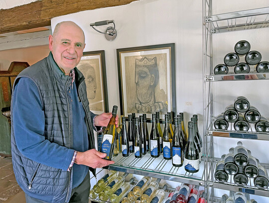 Rainer Beck, Inhaber des Weinguts Drei Herren, ist Kunsthistoriker, Kunstsammler und Weinliebhaber.