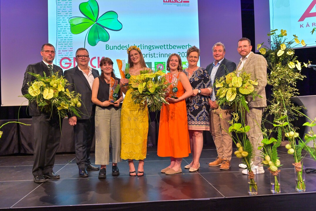 Höchstleistungen des FloristikNachwuchses in Österreich Rebe & Wein